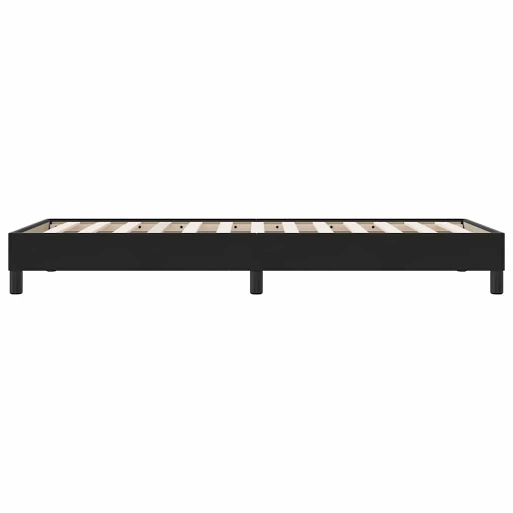 Okvir kreveta bez madraca crni 100x210 cm baršun