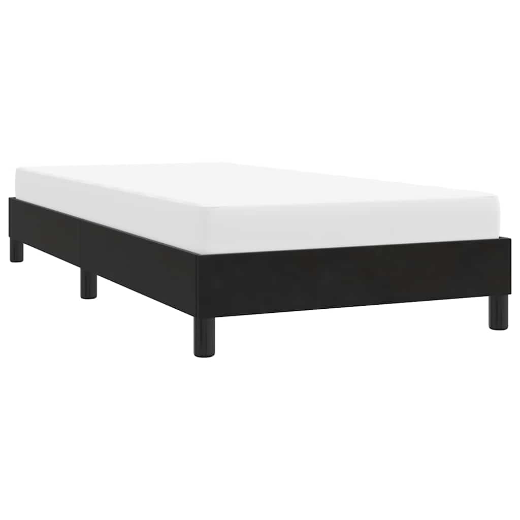 Okvir kreveta bez madraca crni 80x220 cm samt