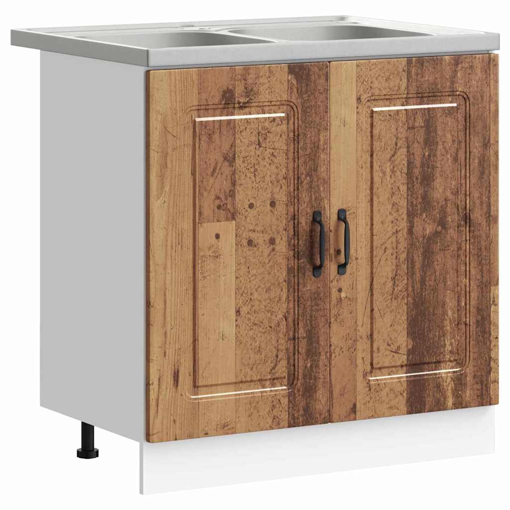 Kuhinjski ormarić s vratima Kalmar Staro drvo 80 x 46 x 81,5 cm