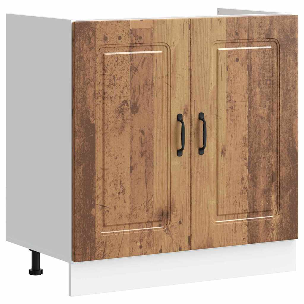 Kuhinjski ormarić s vratima Kalmar Staro drvo 80 x 46 x 81,5 cm
