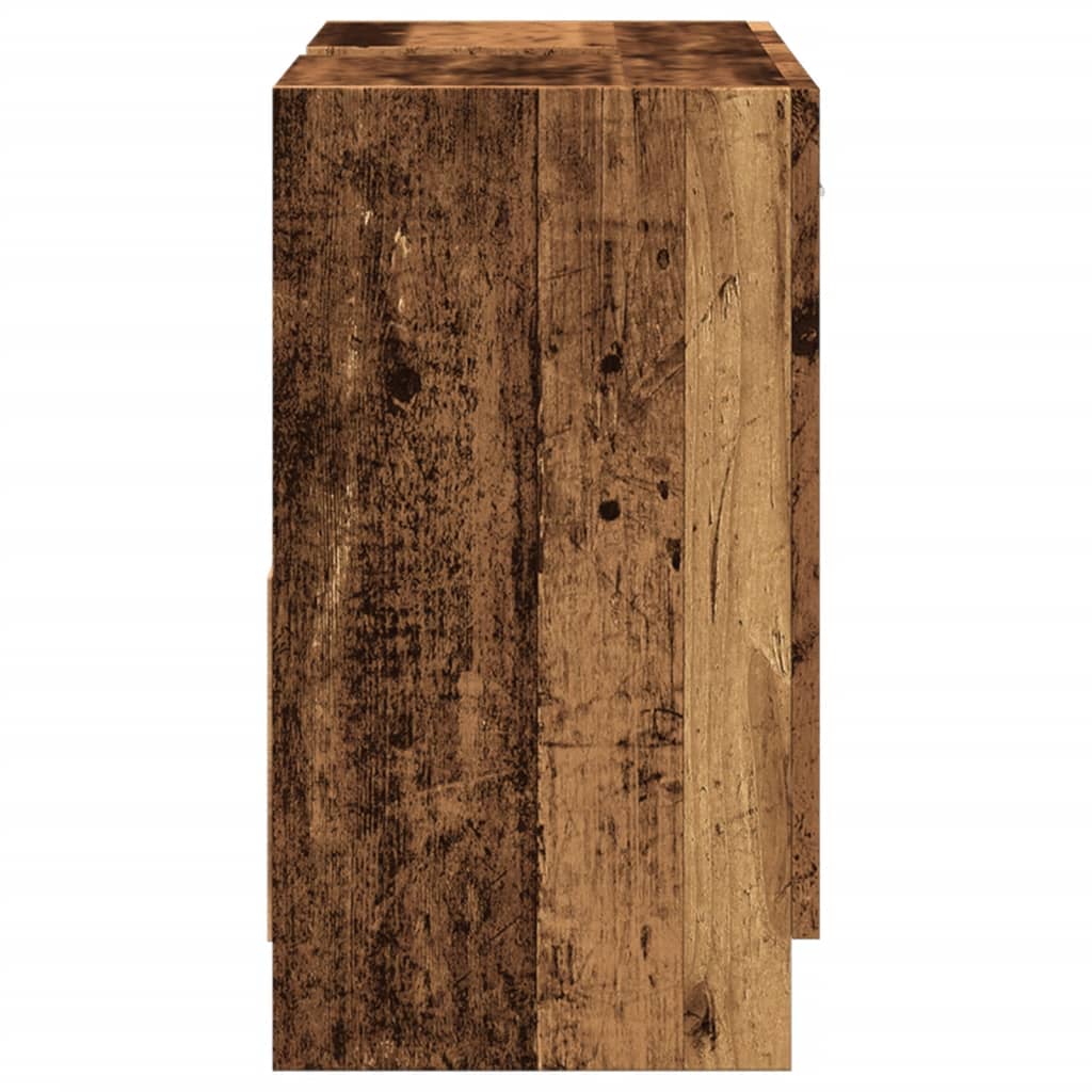 Ormarić za umivaonik boja drva 63x30x54 cm konstruirano drvo
