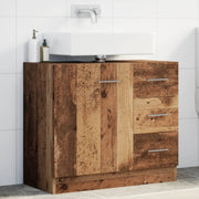Ormarić za umivaonik boja drva 63x30x54 cm konstruirano drvo