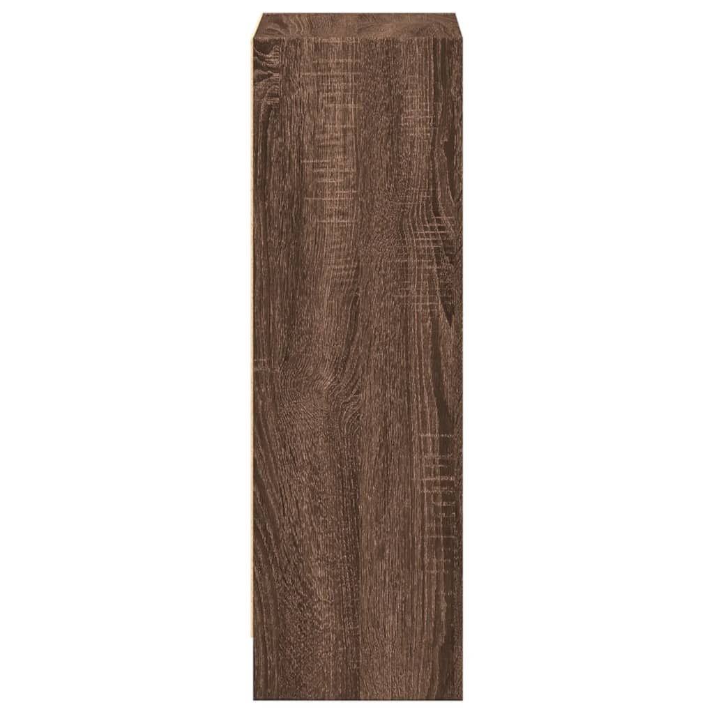 Regal za knjige boja hrasta 40x24x76 cm konstruirano drvo