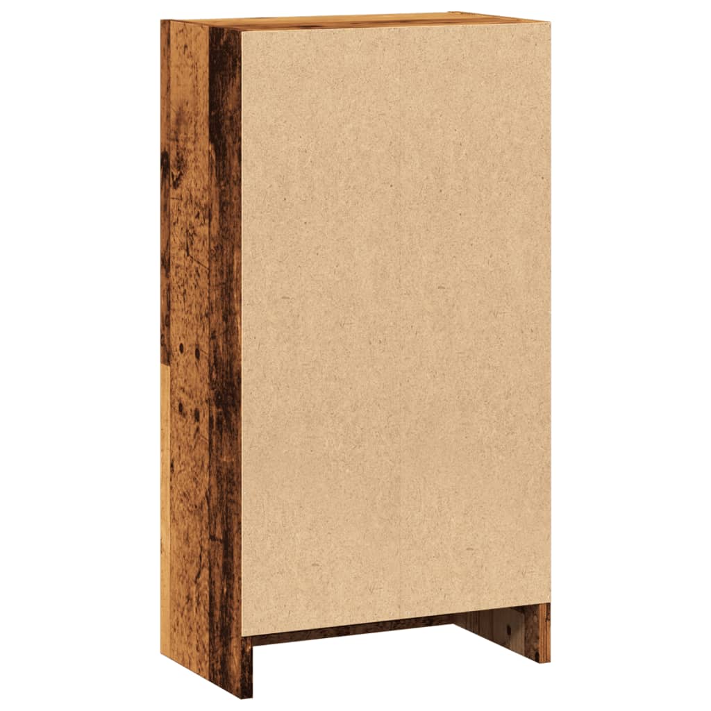 Regal za knjige boja starog drva 40x24x76 cm konstruirano drvo