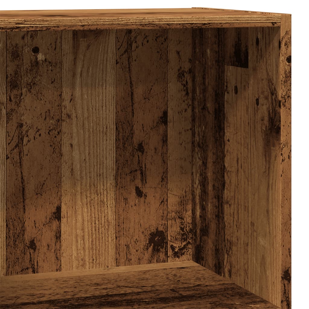 Regal za knjige boja starog drva 40x24x76 cm konstruirano drvo