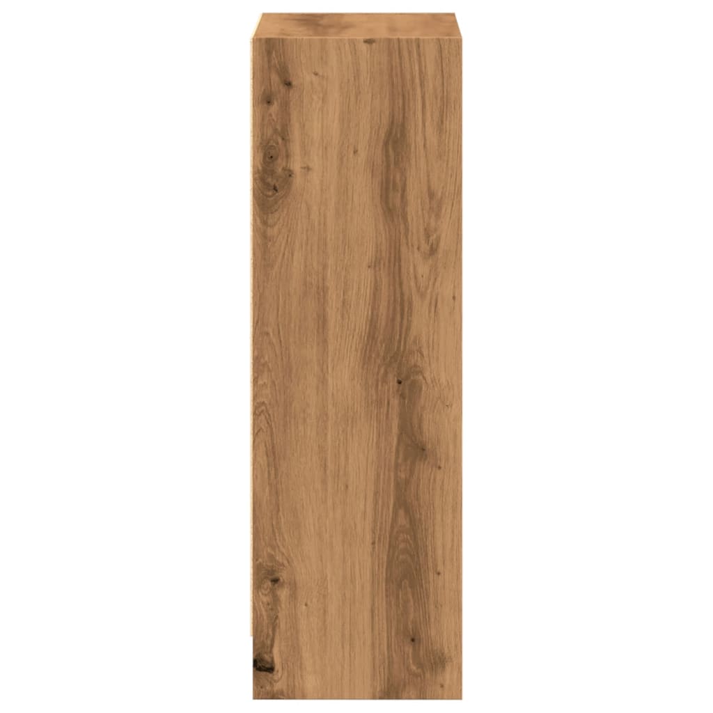Regal za knjige boja hrasta 40x24x76 cm konstruirano drvo
