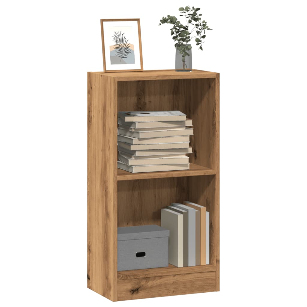 Regal za knjige boja hrasta 40x24x76 cm konstruirano drvo