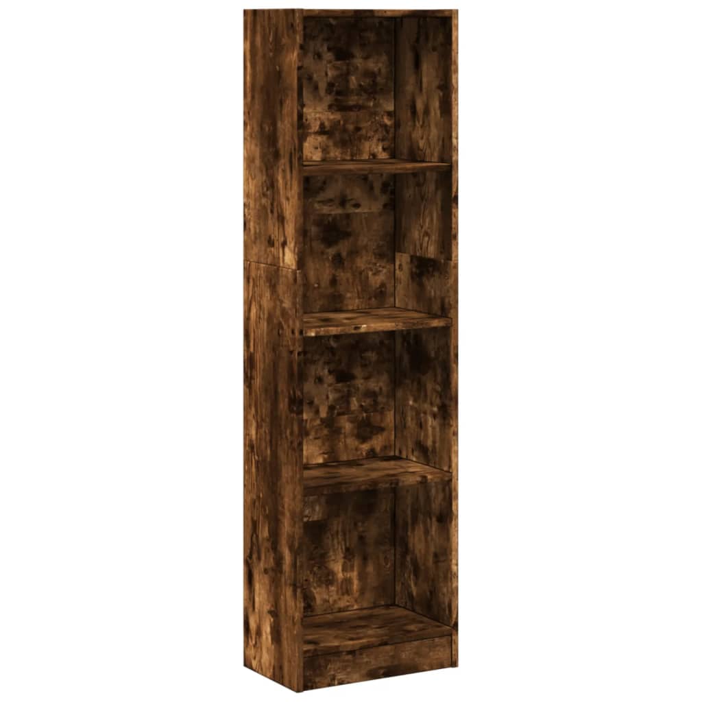 Regal za knjige boja hrasta 40x24x143 cm konstruirano drvo