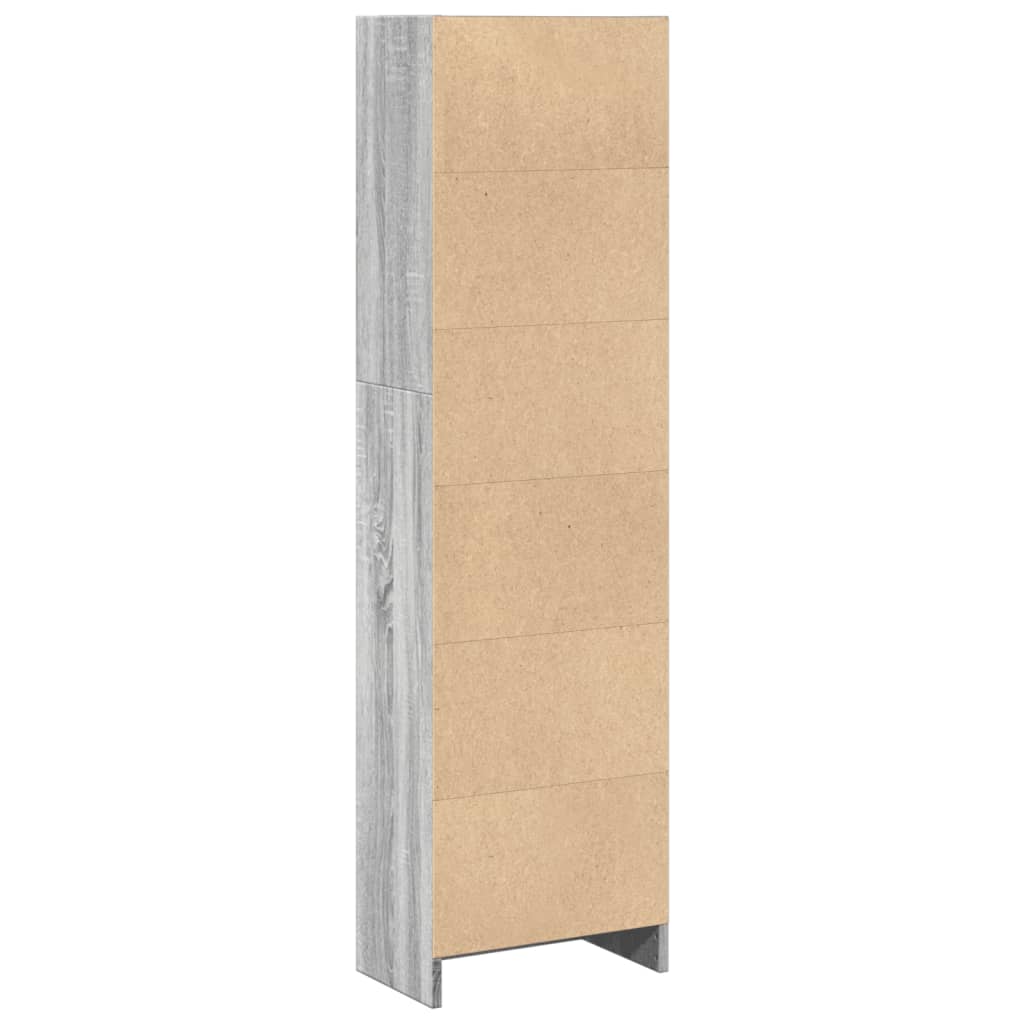 Regal za knjige boja hrasta 40x24x143 cm konstruirano drvo