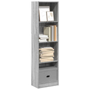 Regal za knjige boja hrasta 40x24x143 cm konstruirano drvo