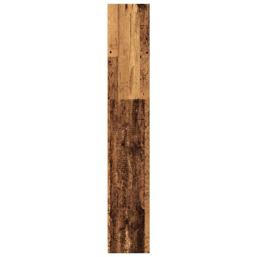 Regal za knjige boja starog drva 40x24x143 cm drveni