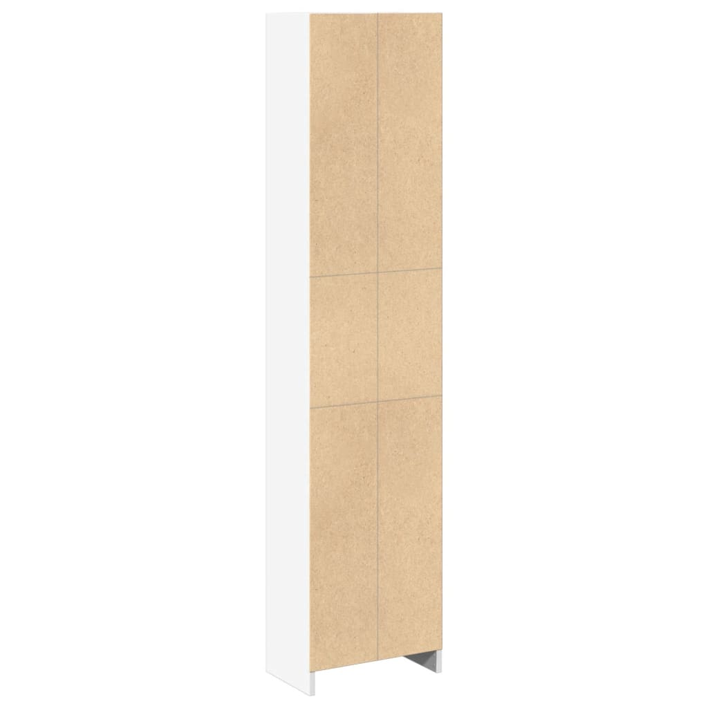 Regal za knjige bijeli 40x24x176 cm konstruirano drvo