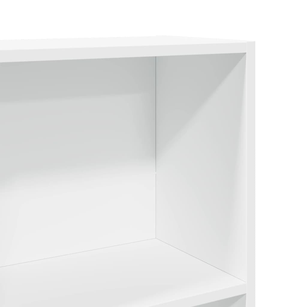 Regal za knjige bijeli 40x24x176 cm konstruirano drvo