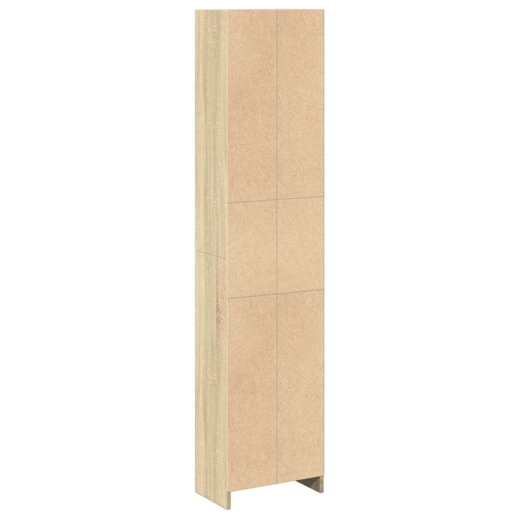 Regal za knjige boja hrasta 40x24x176 cm od konstruiranog drva