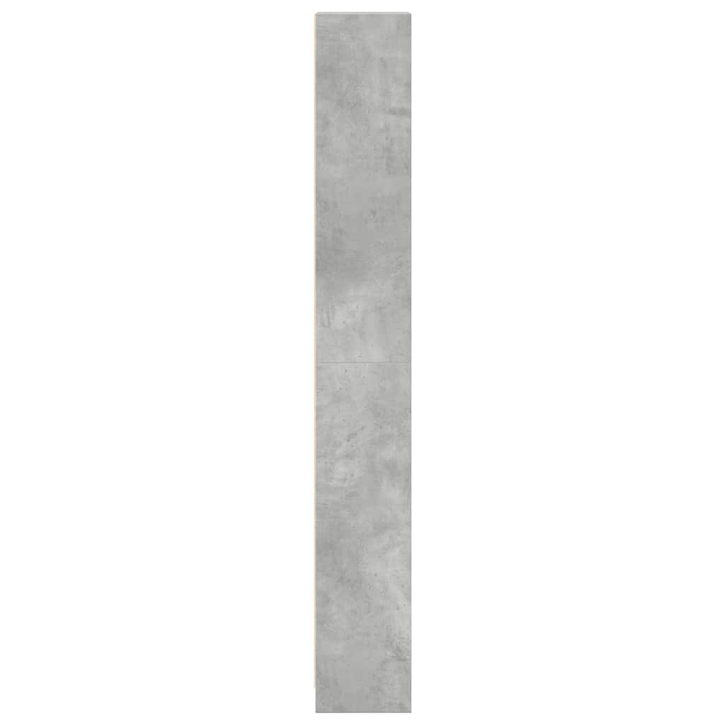 Regal za knjige boja betona 40x24x176 cm konstruirano drvo