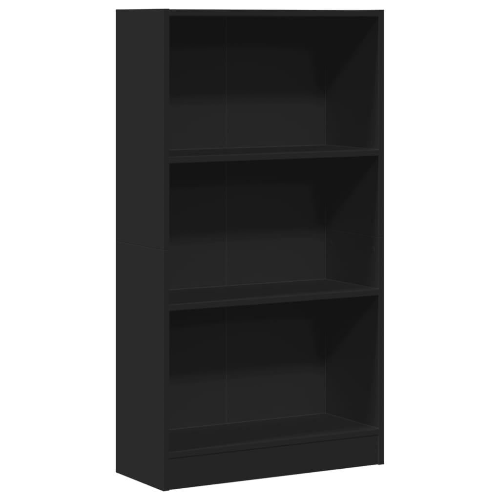 Regal za knjige crni 60x24x109 cm od konstruiranog drva