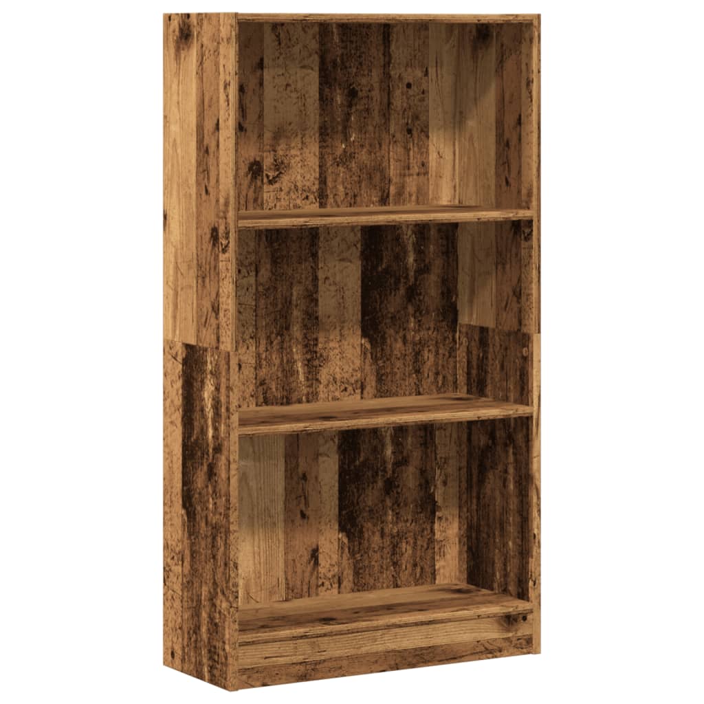 Regal za knjige boja starog drva 60x24x109 cm konstruirano drvo