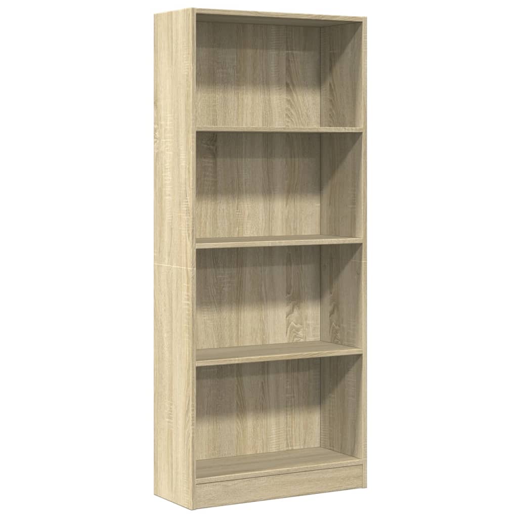 Regal za knjige boja hrasta 60x24x143 cm od konstruiranog drva