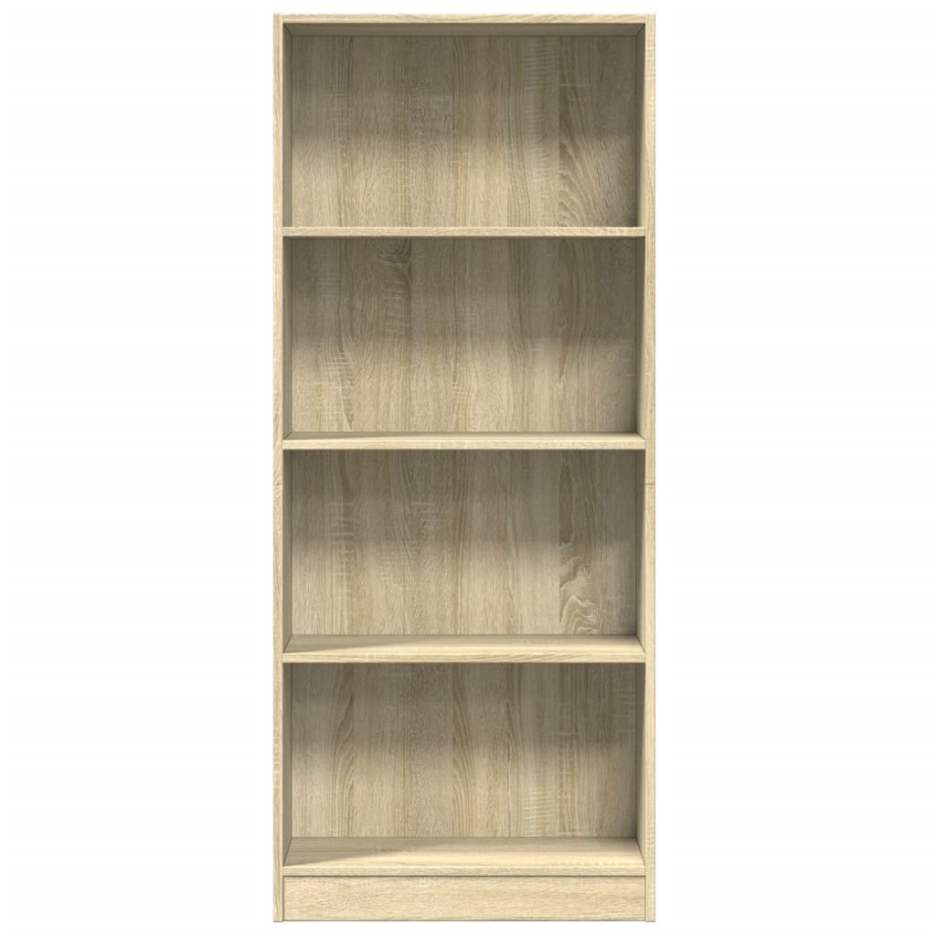 Regal za knjige boja hrasta 60x24x143 cm od konstruiranog drva