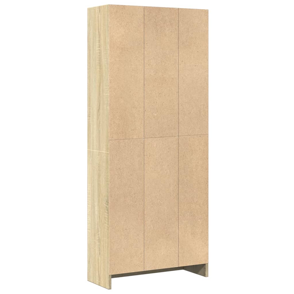 Regal za knjige boja hrasta 60x24x143 cm od konstruiranog drva