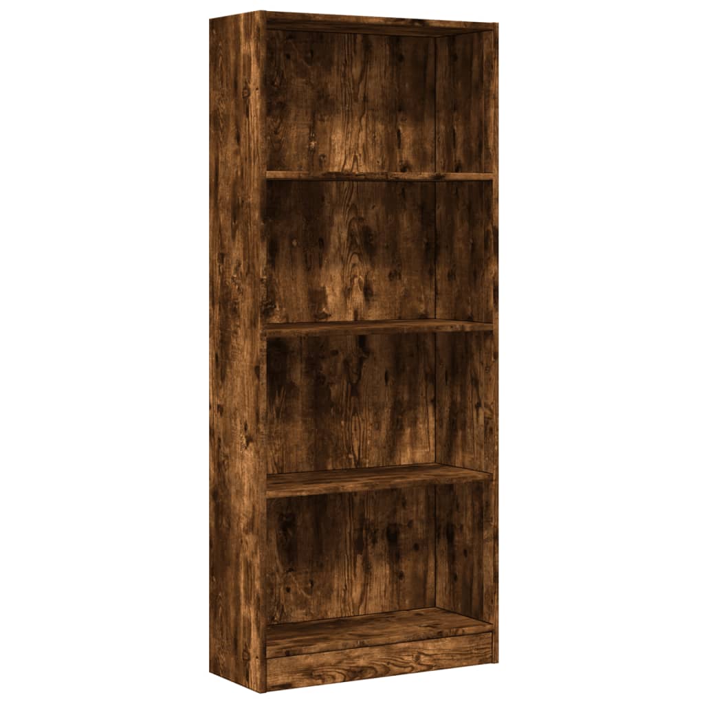 Regal za knjige boja hrasta 60x24x143 cm konstruirano drvo