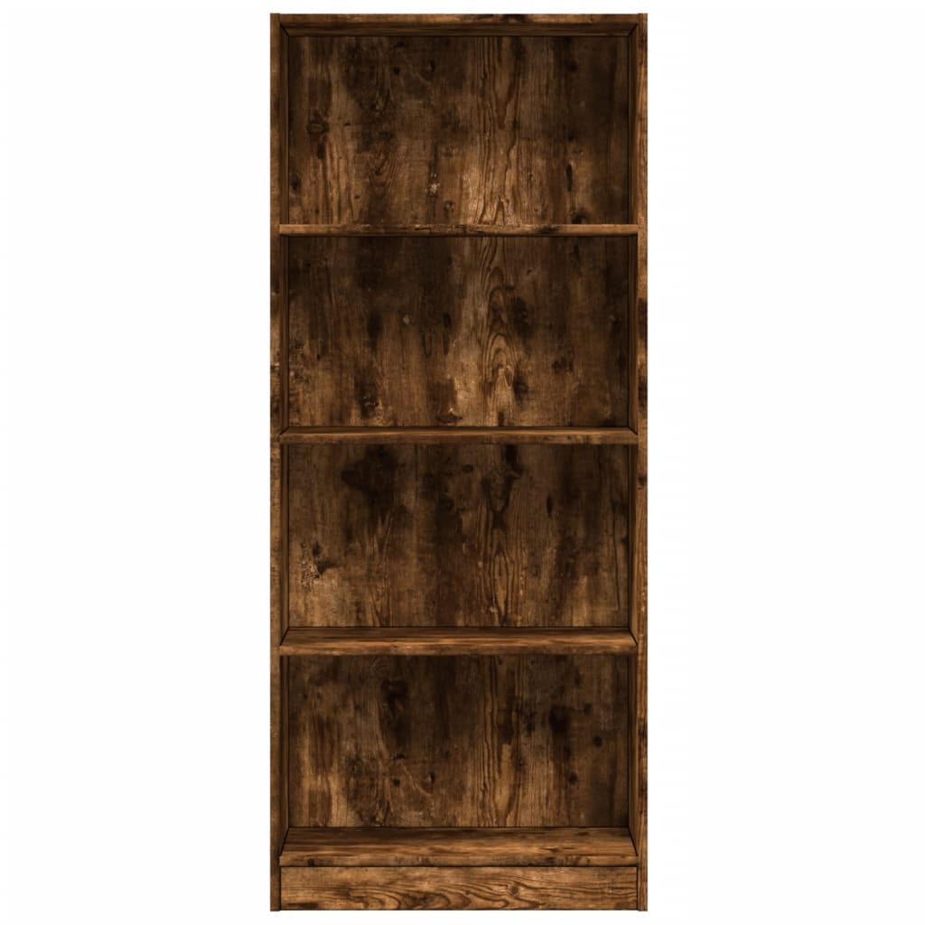 Regal za knjige boja hrasta 60x24x143 cm konstruirano drvo