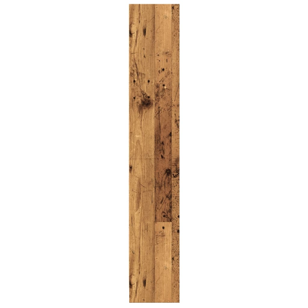 Regal za knjige boja starog drva 60x24x143 cm drveni