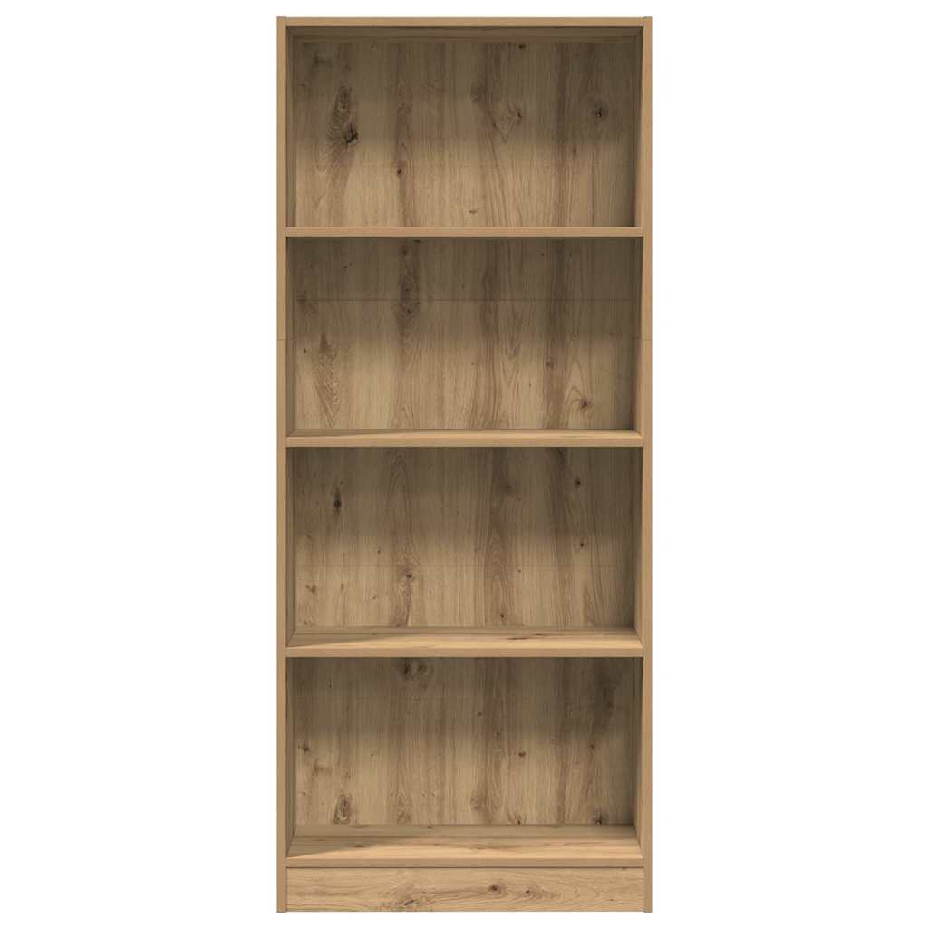 Regal za knjige boja hrasta 60x24x143 cm konstruirano drvo