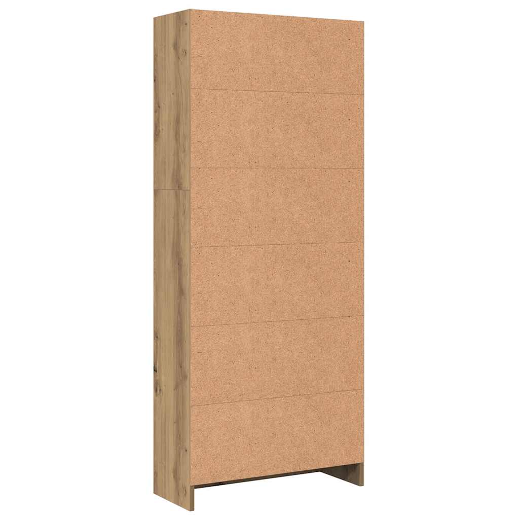 Regal za knjige boja hrasta 60x24x143 cm konstruirano drvo