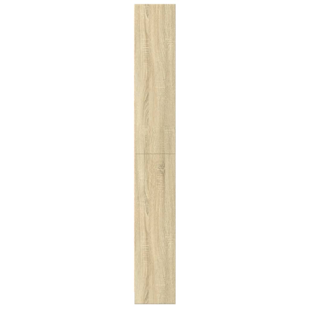 Regal za knjige boja hrasta 60x24x176 cm od konstruiranog drva