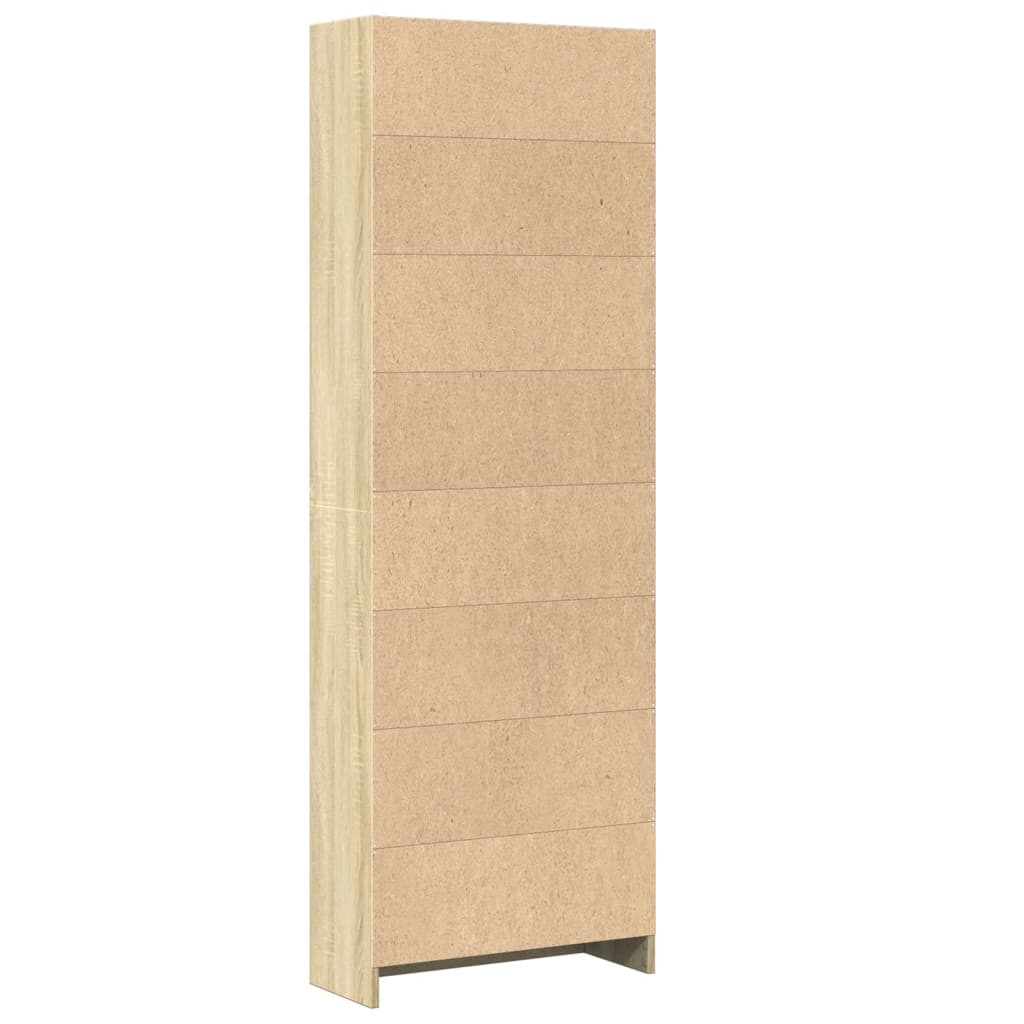 Regal za knjige boja hrasta 60x24x176 cm od konstruiranog drva