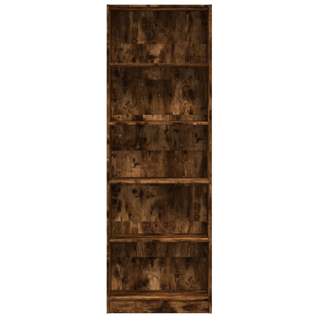 Regal za knjige boja hrasta 60x24x176 cm od konstruiranog drva