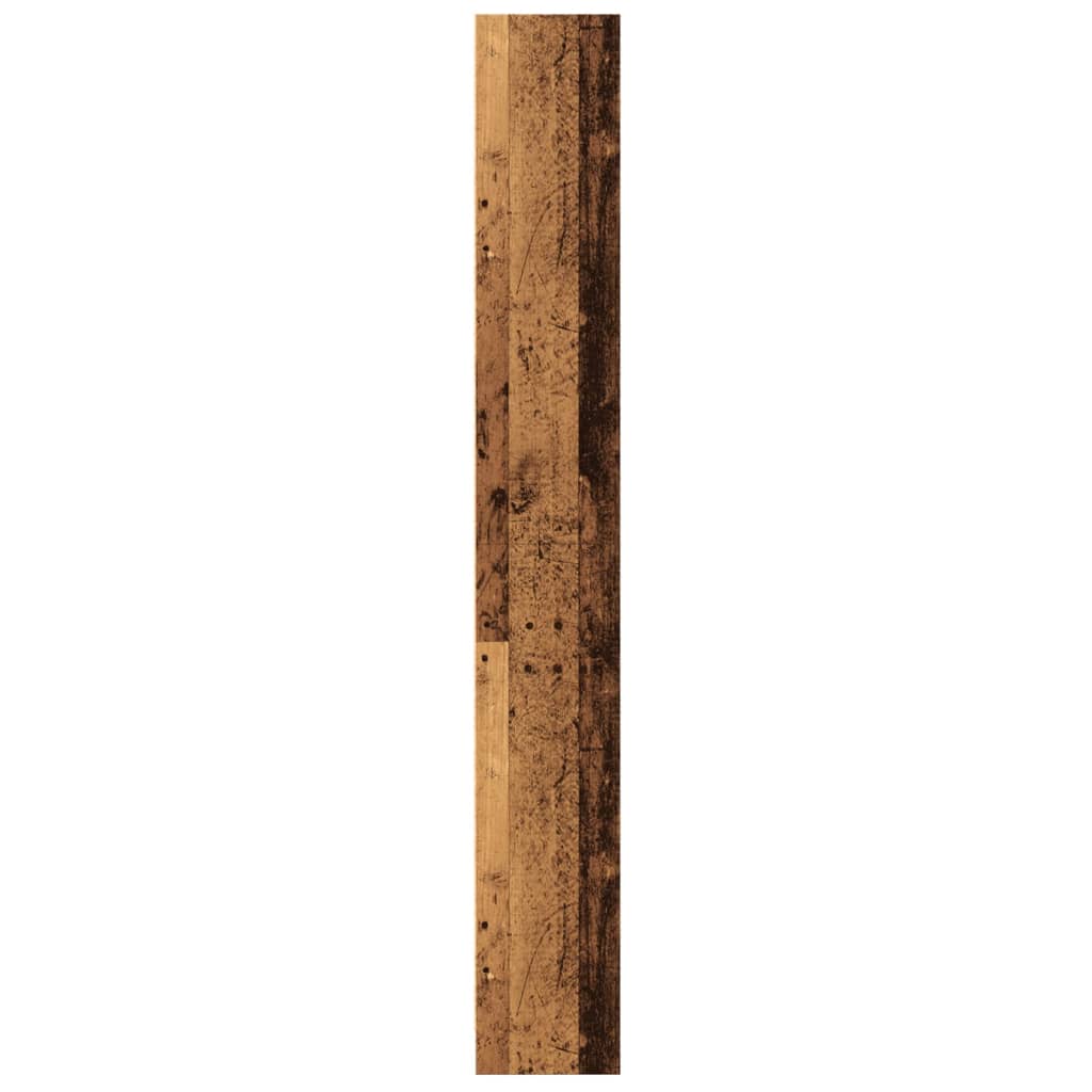 Regal za knjige boja starog drva 60x24x176 cm drveni