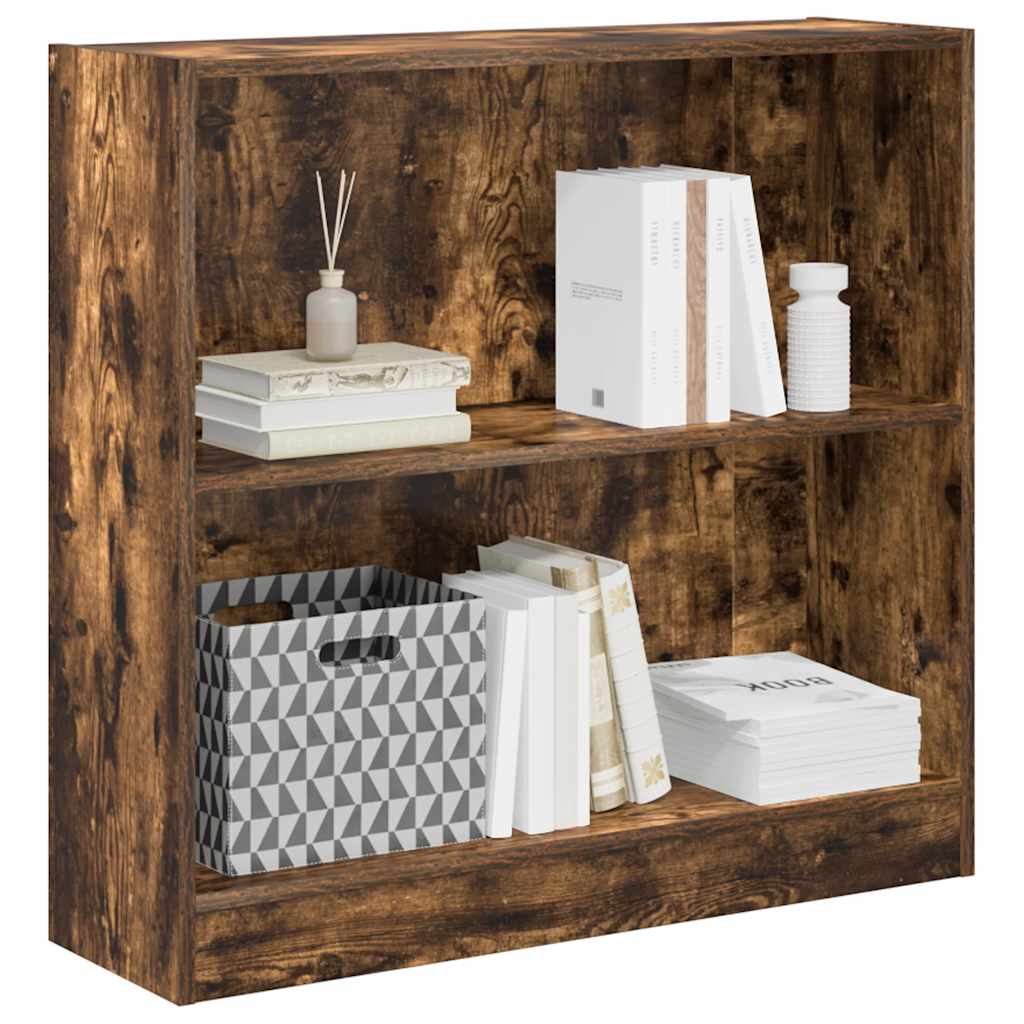 Regal za knjige boja hrasta 80x24x76 cm konstruirano drvo