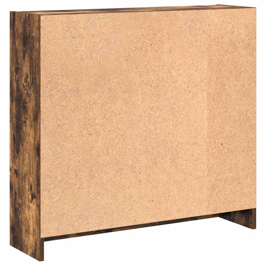 Regal za knjige boja hrasta 80x24x76 cm konstruirano drvo