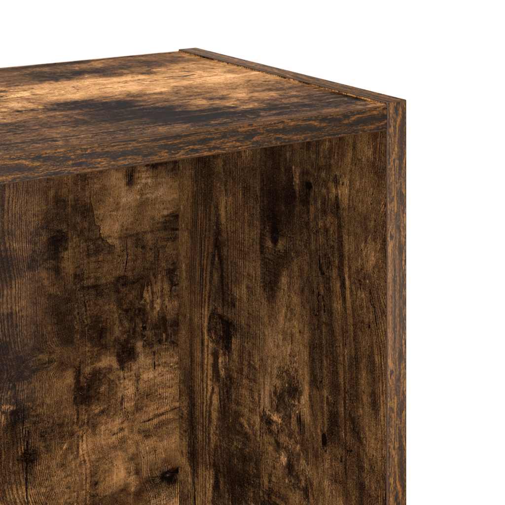 Regal za knjige boja hrasta 80x24x76 cm konstruirano drvo