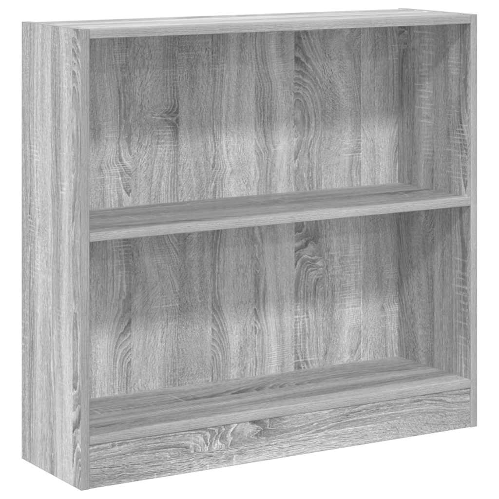 Regal za knjige boja hrasta 80x24x76 cm konstruirano drvo