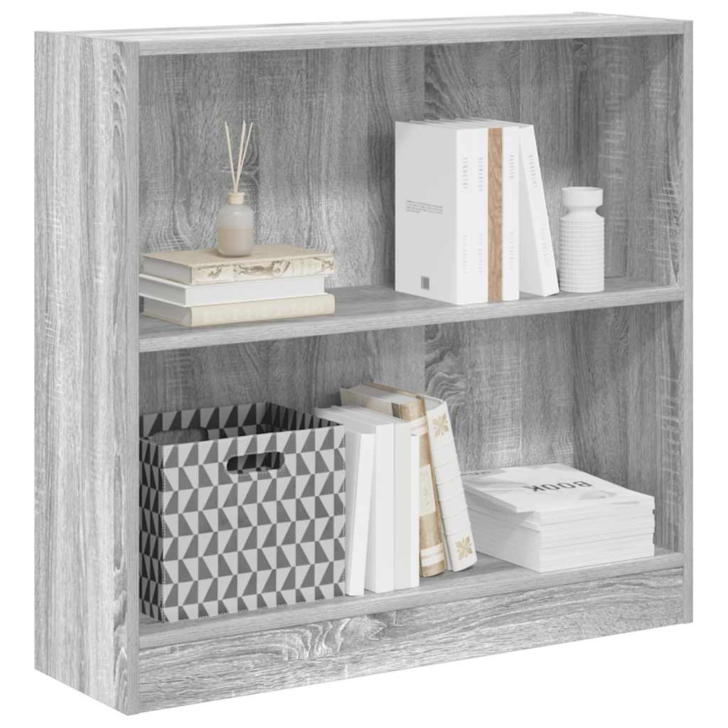 Regal za knjige boja hrasta 80x24x76 cm konstruirano drvo