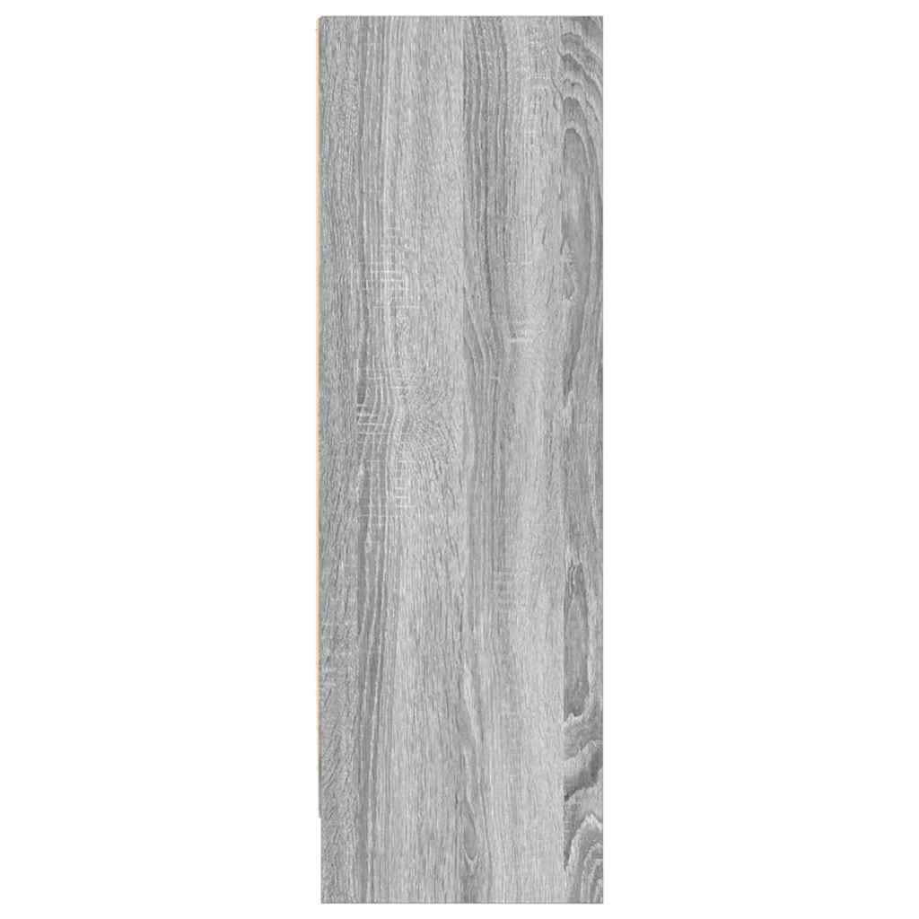 Regal za knjige boja hrasta 80x24x76 cm konstruirano drvo