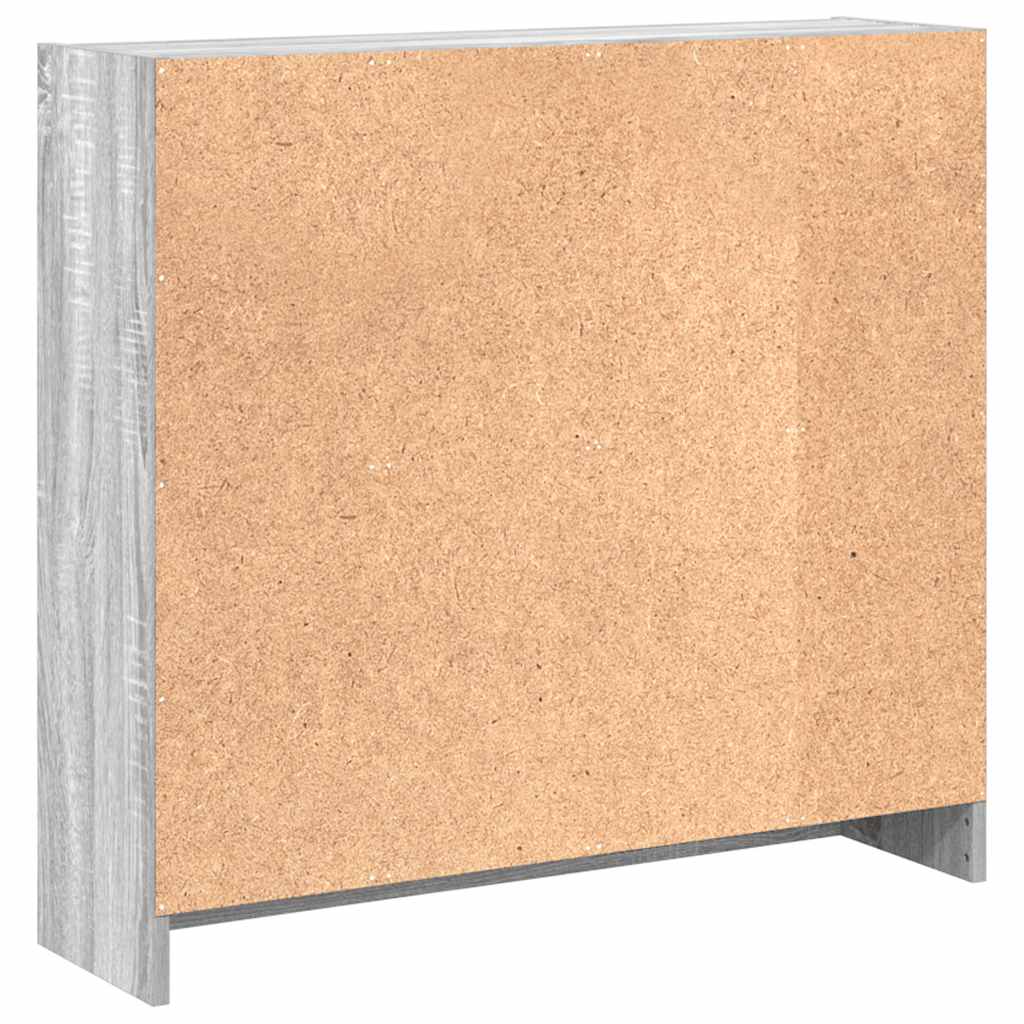 Regal za knjige boja hrasta 80x24x76 cm konstruirano drvo