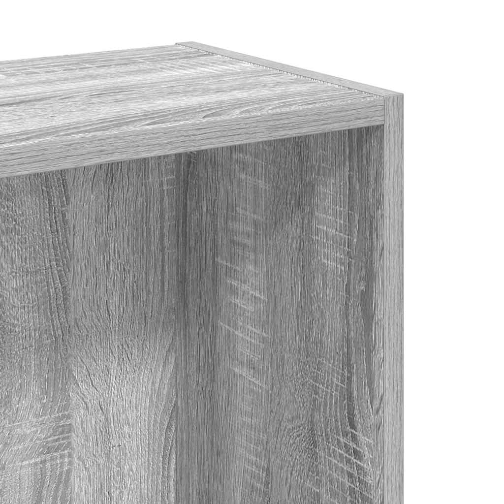 Regal za knjige boja hrasta 80x24x76 cm konstruirano drvo