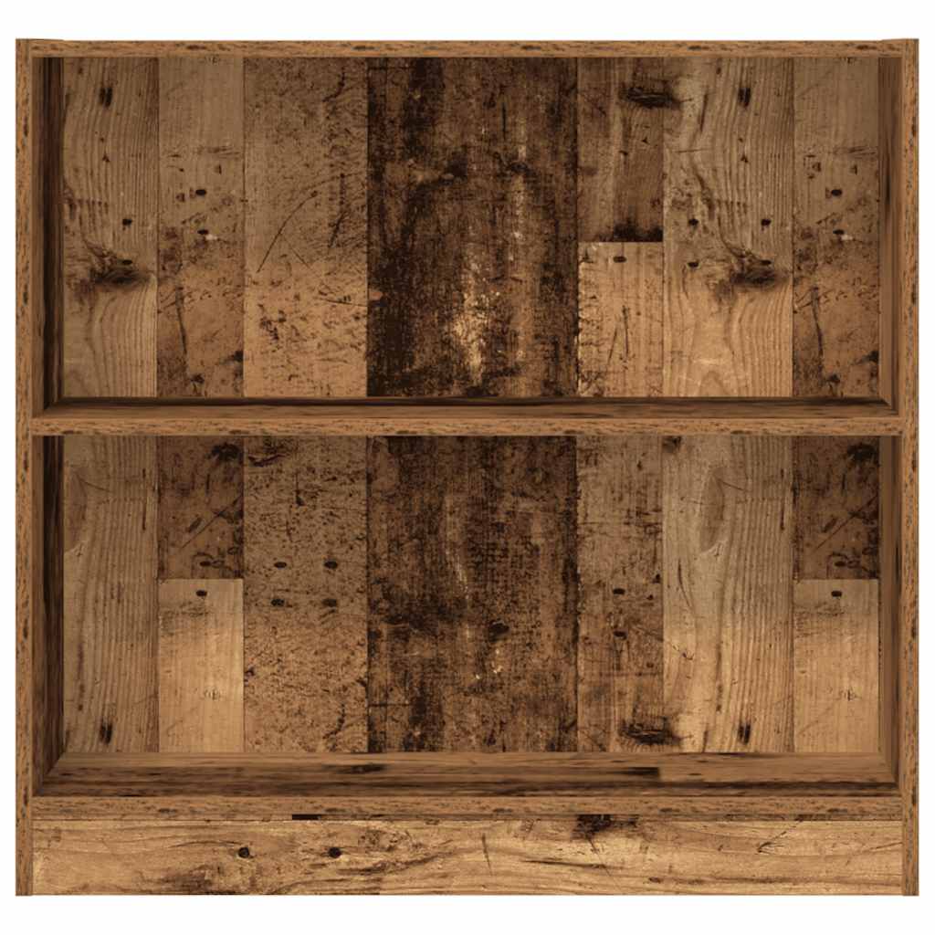 Regal za knjige boja starog drva 80x24x76 cm konstruirano drvo
