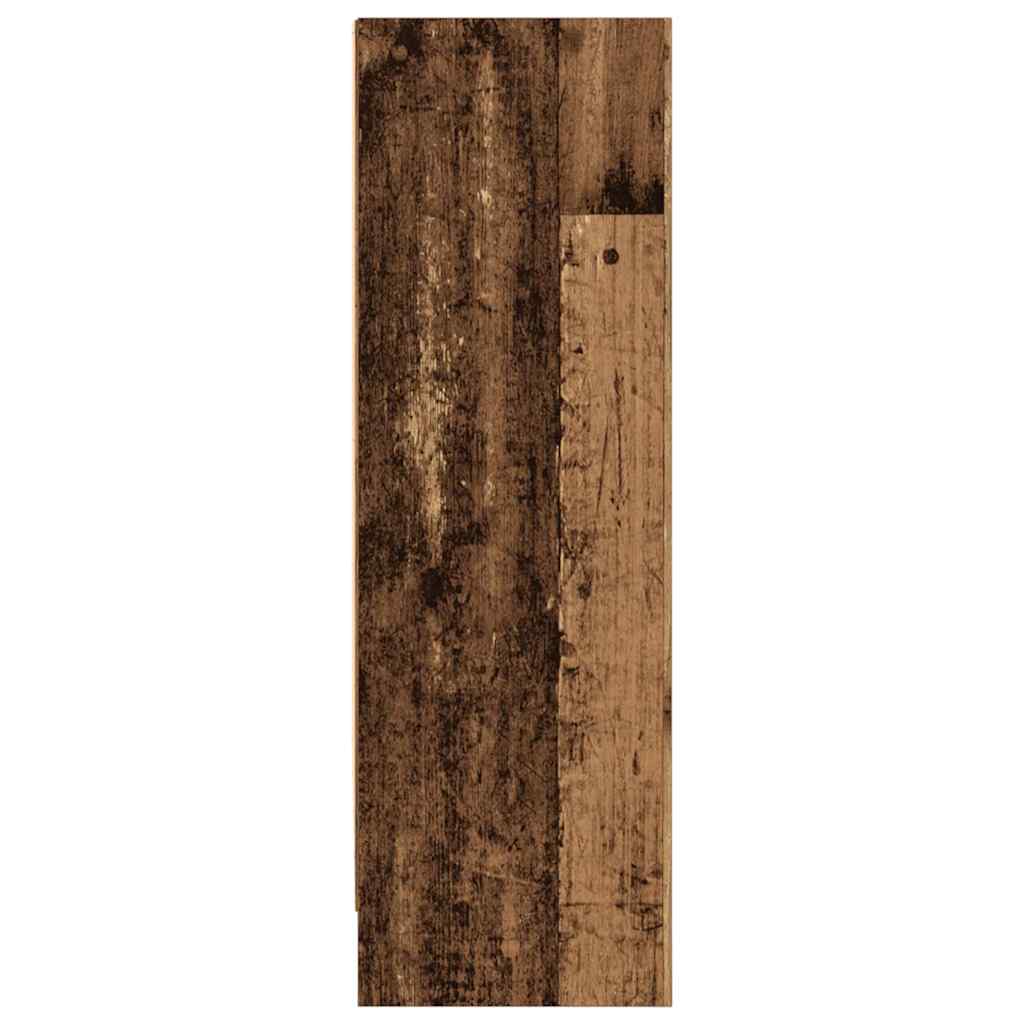 Regal za knjige boja starog drva 80x24x76 cm konstruirano drvo