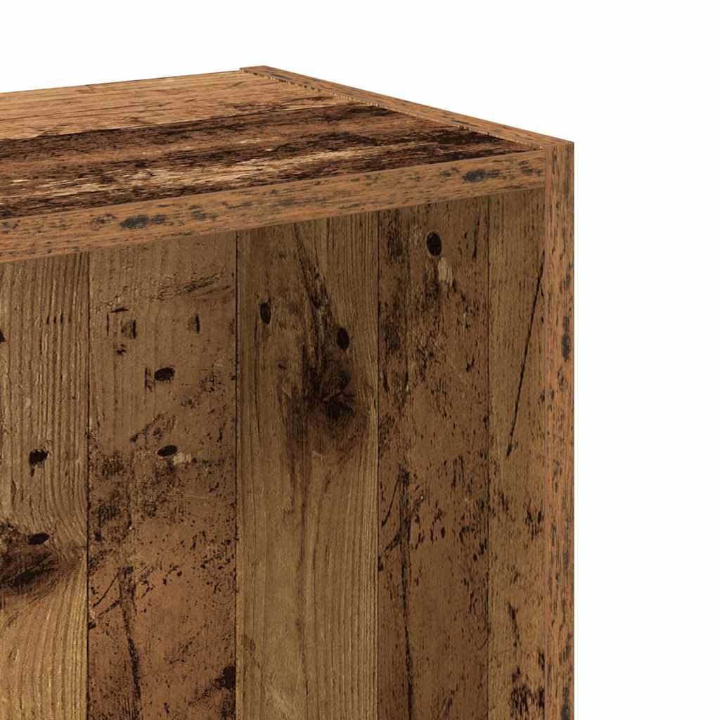 Regal za knjige boja starog drva 80x24x76 cm konstruirano drvo