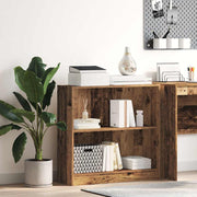 Regal za knjige boja starog drva 80x24x76 cm konstruirano drvo