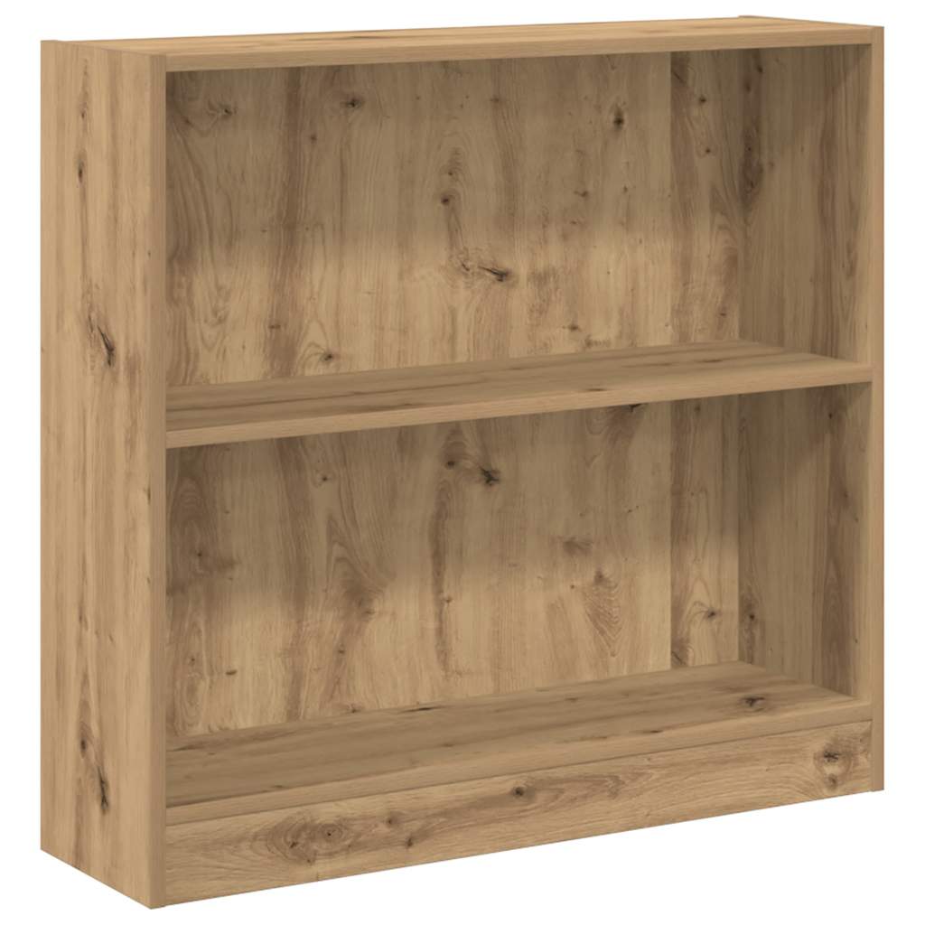 Regal za knjige boja hrasta 80x24x76 cm konstruirano drvo