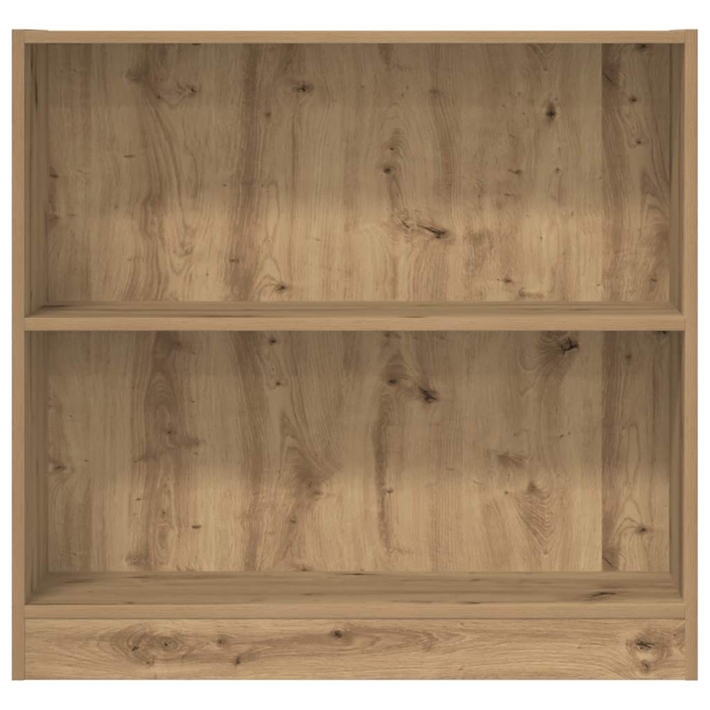 Regal za knjige boja hrasta 80x24x76 cm konstruirano drvo
