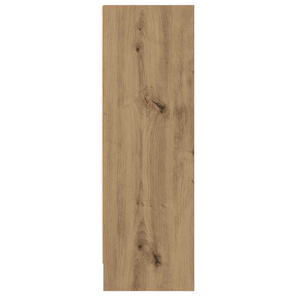 Regal za knjige boja hrasta 80x24x76 cm konstruirano drvo