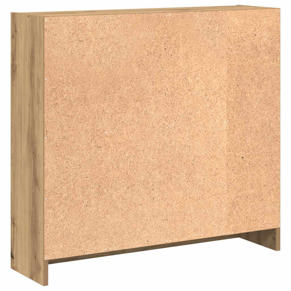Regal za knjige boja hrasta 80x24x76 cm konstruirano drvo