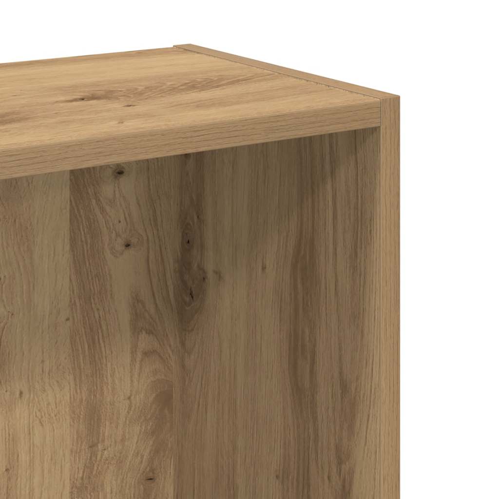 Regal za knjige boja hrasta 80x24x76 cm konstruirano drvo